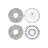 Roborock QRevo S/QRevo MaxV/QRevo Pro/Qrevo C/Qrevo L/Qrevo Curv/Qrevo Master/Qrevo MaxV/Qrevo Plus/Qrevo Slim Robot Süpürge Uyumlu 2 Adet Braket Mop Tutucu-2 Adet Mop Paspas Yedek Parça Seti-4 Parça