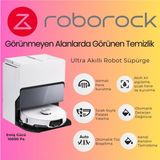 Roborock Ultra Akıllı Robot Süpürge Beyaz 1000 Pa Emiş Gücüyle Düz Zemin Temizliği İçin