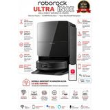Roborock Ultra Ince Akıllı Robot Süpürge – 22.000 Pa Hyperforce Emiş Gücü, 7.98 cm Ultra Ince Tasarım, Yapay Zeka Destekli Navigasyon, Çift Dolaşma Önleyici Fırça, Otomatik Paspas Yıkama ve Kurutma