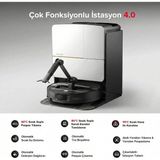 Roborock Yeni 22.000 Pa Ultra Emiş Güçlü 7,98 cm Ultra Ince Tasarımlı Robotik Kollu Akıllı Robot Süpürge, Kendini Temizleme Fonksiyonlu - Renk - Beyaz - Silver