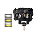 Robot Sis Farı Çift Renk Sarı-beyaz Araç Motosiklet Off Road Led Lamba Çift Gözlü Projektör 5 Metal Arazi Çalışma LED Far 41708165
