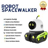 Robot Spacewalker Akıllı Yürüyen Işıklı Müzikli Oyuncak Robot, Hareketli Kollar, Ses Efektleri, Çocuk Eğitim Ve Eğlence Robotu | Hzlstore