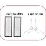 Robot Süpürge Uyumlu Hepa Filtre ve Fırça Seti, Temizlik Kolaylığı Sağlar. - Seçenek 1