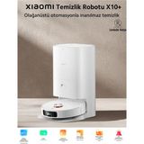 Robot Vacuum X10 Plus - 4000 Pa Güçlü Emiş, Otomatik Çöp Boşaltma ve Su Haznesi ile Derin Temizlik