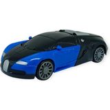Robota Dönüşen Araba - Pilli Yerde Gezen Spor Araba - AK-839 - 1 Adet - 10 cm