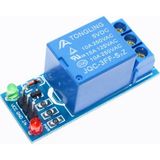 Robotekno Tek Kanallı 5V Röle Modülü Tekli Röle Kartı 1 Kanal 10A 250VAC Kontrol Özellikli