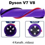 RobotFix Dyson V7 V8 Rulo Fırça - Yeni Tip Halı Temizleme Başlığı