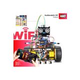 RoboThink Arduino Temelli 4 Teker Robot Araba Kodlama Seti 4wd-wifi (KUTULU VE YAPAY ZEKA DESTEKLİ)