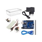 Robotik Kodlama Arduino Temel Seviye Elektronik Başlangıç Seti - Kutulu Mb-102 Breadboard Güç Kartı Ve Adaptörlü