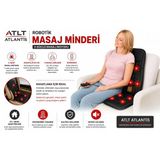 Robotik Masaj Minderi Ev Ofis Arabada Kullanıma Uuygun Çakmaklık Ve Prize Takmalı Çalışma 5 Masaj Motoru 3 Masaj Bölgesi Kumandalı