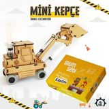 Robotik Şeyler Mini Kepçe - Small Excavator Kendin Yap Set - Renkli