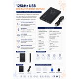 RobotikDepo 125kHz USB RFID Kart ve Etiket Okuyucu