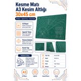 RobotikDepo Kesme Matı A3 Kesim Altlığı 30x45cm