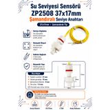 RobotikDepo Su Seviyesi Sensörü ZP2508 37x17mm - Şamandıralı Seviye Anahtarı