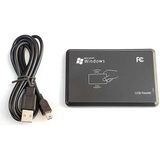 Robotistan 125KHZ USB RFID Kart-Etiket Okuyucu Siyah Sert Plastik Kompakt Tasarım Özellikleri