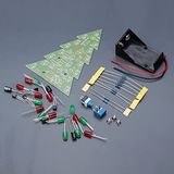 Robotistan Renkli Işıklı Yılbaşı Çam Ağacı Kiti - Christmas Flash LED Electronic Dıy Learning Kit