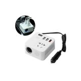 robotrend Çok Fonksiyonlu Usb Araç Invertörü 12v/24v 220v Güç Dönüştürücü