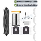 robotyedek Dreame D10 Plus Gen 2 (RLD32GD) Uyumlu Ana Fırça Hepa Filtre Mop Toz Torbası Seti-13 Parça