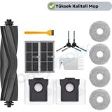 robotyedek Dreame D30 Ultra Uyumlu Ana Fırça Hepa Filtre Mop Toz Torbası Seti-13 Parça