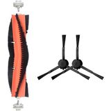 robotyedek Dreame D9 Max (RLS5-BL1) Uyumlu Yedek Ana Fırça ve Yan Fırça-3 Parça