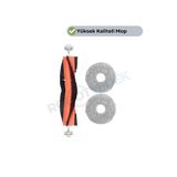 robotyedek Dreame L10S Pro Ultra Heat (RLL82CE) Ana Fırça ve Mop-3 Parça