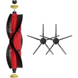 robotyedek Roborock S5 Max (Siyah) Uyumlu Yedek Ana Fırça ve Yan Fırça-3 Parça