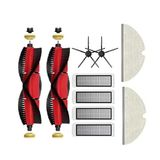 robotyedek S5 Max, S6, S6Pure, S6Maxnan Siyah Uyumlu Yedek Fırça Hepa Filtre Mop Seti-10 Parça, Robotyedek, Renk20