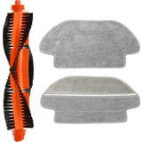 Robotyedek Xiaomi Mop Pro Styj02ym Beyaz Uyumlu 3 Parça Yedek Ana Fırça ve Mop