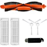Robotyedek Xiaomi Mop Pro Styj02ym Beyaz Uyumlu 6 Parça Set Yedek Mopsuz Fırça Hepa Filtre