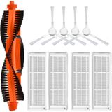 Robotyedek Xiaomi Mop Pro Styj02ym Beyaz Uyumlu 9 Parça Set Yedek Mopsuz Fırça Hepa Filtre Mop