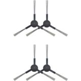 Robotyedek Xiaomi Mop Pro Styj02ym Siyah Uyumlu 4 Adet Yedek Yan Fırça