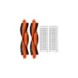 Robotyedek Xiaomi Mop Pro Styj02ym Siyah Uyumlu 4 Parça Yedek Ana Fırça ve Hepa Filtre