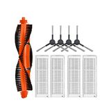 Robotyedek Xiaomi Mop Pro Styj02ym Siyah Uyumlu 9 Parça Set Yedek Mopsuz Fırça Hepa Filtre Mop