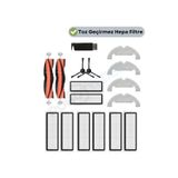 Robotyedek Xiaomi Vacuum Mop 2 Ultra Uyumlu 17 Parça Set Yedek Fırça Filtre Mop