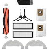 robotyedek Xiaomi Vacuum Mop 2 Ultra Uyumlu Yedek Fırça Filtre Mop Toz Torbası-10 Parça