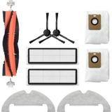 robotyedek Xiaomi Vacuum Mop 2 Ultra Uyumlu Yedek Fırça Filtre Mop Toz Torbası-9 Parça