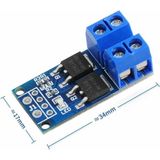 Roboyol Store 15A 400W Pwm Kontrollü Mosfet Anahtarlama Kartı Motor LED Selonoi