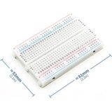 Roboyol Store 400 Pin Orta Boy Breadboard Elektronik Proje Uyumlu Uzun Ömürlü Kalite ile