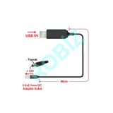 Roboyol Store 5V To 12V Kablolu Voltaj Yükseltici USB 700MA Adaptör Soket Modem