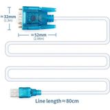 Roboyol Store Kablolu USB To RS232 Çevirici CH340 Entegre 1 Mbps Mavi Kablo ile Kolay Kullanım