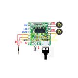 Roboyol Store PAM8403 Mini Ses Yükseltici Class D 2X3W Amfi Kartı Micro USB Beslemeli Stereo