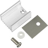 Roboyol Store TO220 Aluminyum Soğutucu Set Radyatör Entegre Transistör Mosfet Bjt LM78XX LM317 Irfxxx Tdaxx