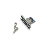 Roboyol Store USB 3.1 Type C Panel Montaj Dişi Soket 4 Pin Smd Lehimlenebilir Padler Konnektör Telefon Şarj Board