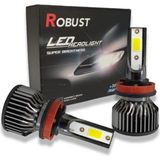 Robust H11 LED Xenon Far Ampulü Yeni Nesil Mini 8000 Lumen 36 Watt