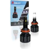 Robust LED Xenon H1 S8 10.000 Lümen 50 Watt Csp 12V-24V Uyumlu Kısa Tıp - Beyaz