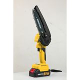 Robustech CS-200 20V Kömürsüz Akülü Zincirli Testere – 15cm Kılavuz, Brushless Motorlu, Otomatik Zincir Yağlamalı, Hafif ve Kablosuz Ağaç Kesme, Budama ve Dal Kesme Makinesi