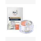 Roc DERM CORREXION İkili Göz Kremi – Şiş Gözler ve Koyu Halkalar İçin Retinol + Peptit Formülü