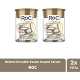 Roc Kırışıklık Karşıtı Retinol Kapsül Serum - 10 Adet x 2 Cilt Tipi İçin Özel Formül