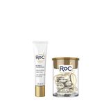Roc Retinol Correxion Line Smoothing Anti-aging Canlandırıcı Göz Kremi 15 Ml + 10'lu Kapsül Gece Serumu 2'li Cilt Bakım Seti