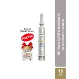Roc Retinol Kapsül Serum Hediyeli Retinol + Hyalüronik Asit Kırışıklık Doldurucu Serum 15ml